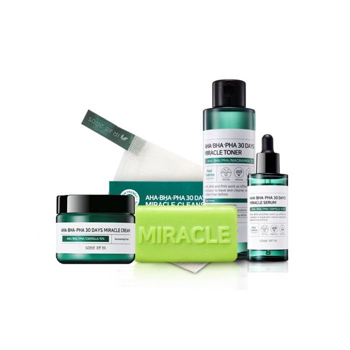 Some By Mi Miracle Toner + Miracle Serum + Miracle Cream + Miracle